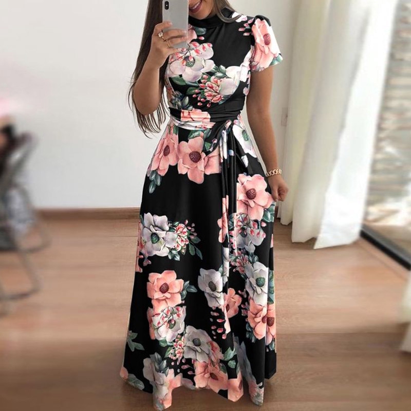 long floral sundress