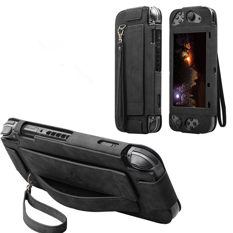 nintendo switch leather case