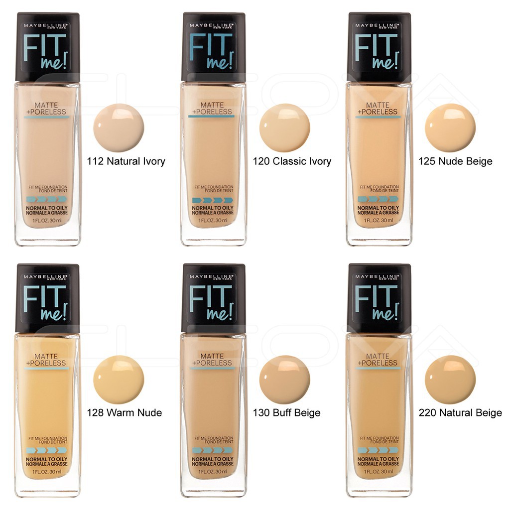 Maybelline Fit Me Matte Poreless Foundation Shopee Singapore