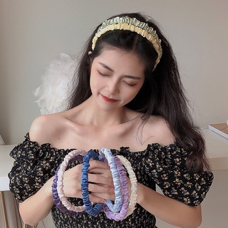 Image of thu nhỏ Korean Candy Color Hair Band Sweet Folds Headband Hair Accessories #3