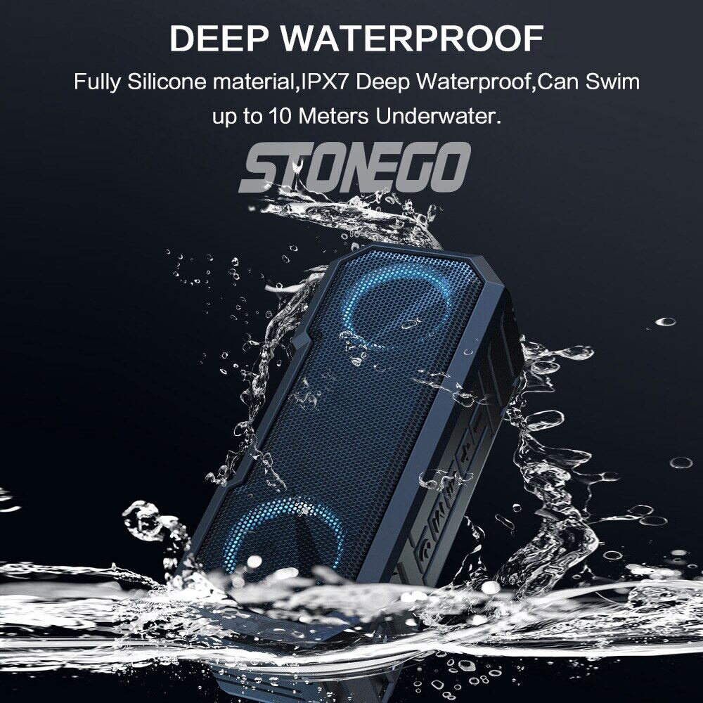 [1 YRS Warranty] X8 Waterproof Loud Speak Outdoor Portable Bluetooth Speaker Wireless Bass Subwoofer Boombox USB Stereo