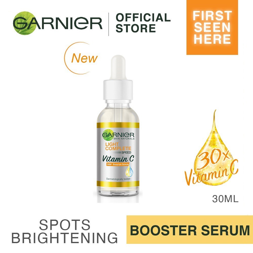 Shop Malaysia Garnier Light Complete Booster Serum 30ml With Vitamin C Skin Care Garnier Serum Shopee Singapore