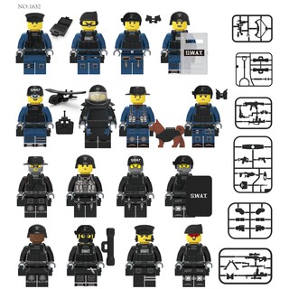 19 NEU NEW  Minifiguren SWAT Spezialkräfte LEGO kompatibel 