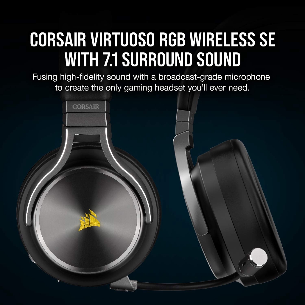 corsair virtuoso rgb wireless 7.1 gaming headset
