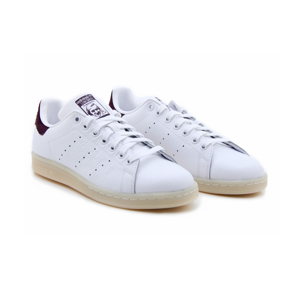 Adidas MENS ORIGINALS STAN SMITH SHOES Unisex Orginals WHITE RED BZ0487