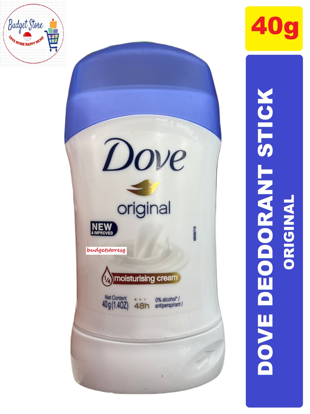 Dove Deodorant Stick Original 40g Shopee Singapore