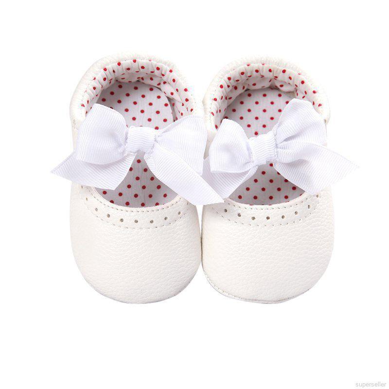 Newborn Baby Moccasin Soft Bottom PU Leather Shoes #4