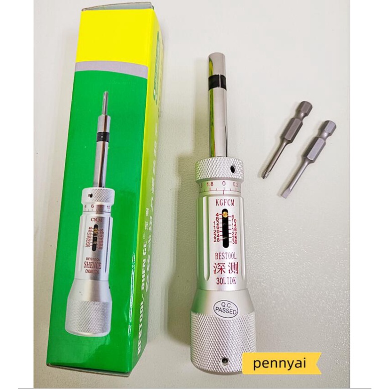 Adjustable torque screwdriver / torque / torsion screwdriver / torque