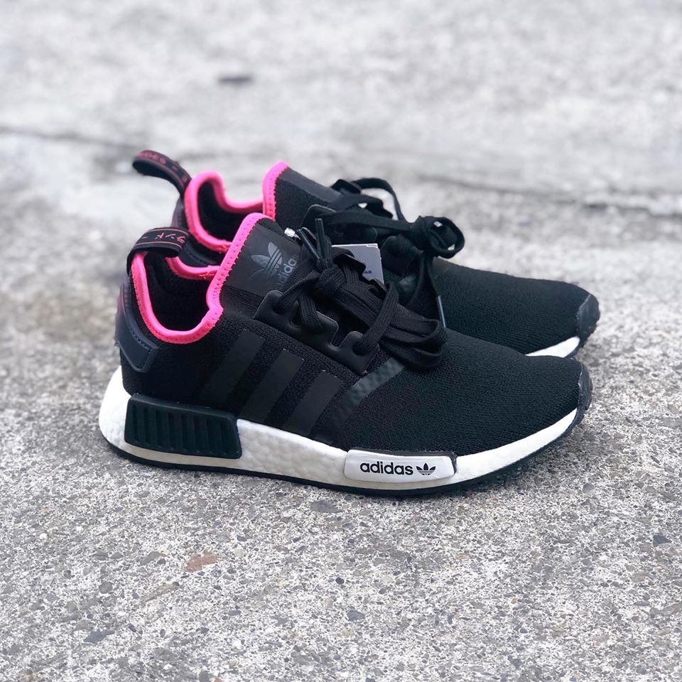 tan and pink adidas nmd