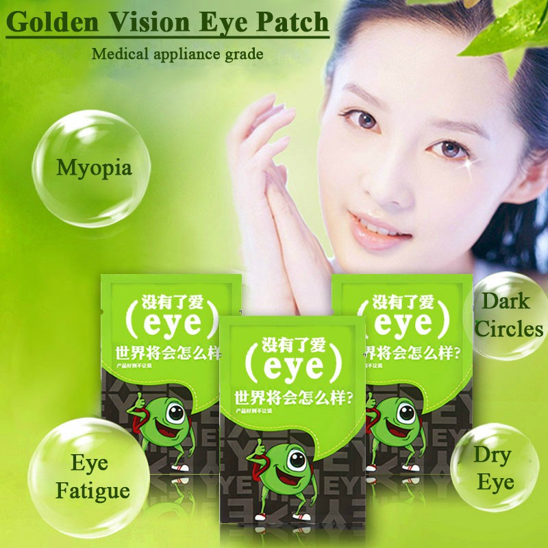 Golden Vision Eye Patch/Suitable for Dark Circle/Dry Eye/Myopia - 10 Pairs  | Shopee Singapore