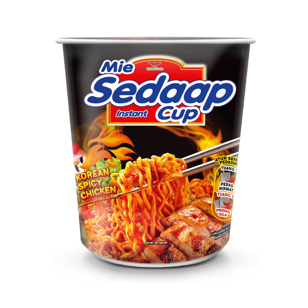 Mi Sedaap Cup Goreng Korean Spicy (Halal) | Shopee Singapore