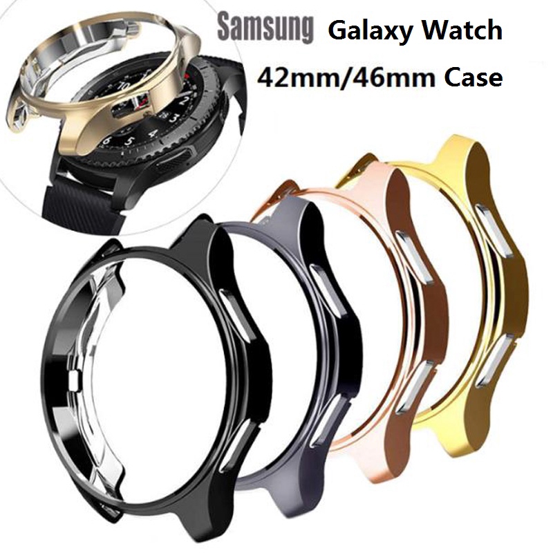 Protector Case samsung Galaxy Watch 46mm 42mm soft TPU plated All ...