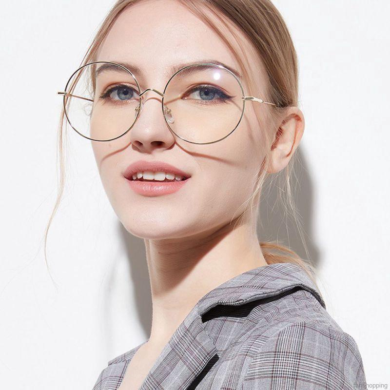 🌸 Yeegirls 🌸 Fashion Round Glasses Frames Sunglasses Frame Clear Lens ...