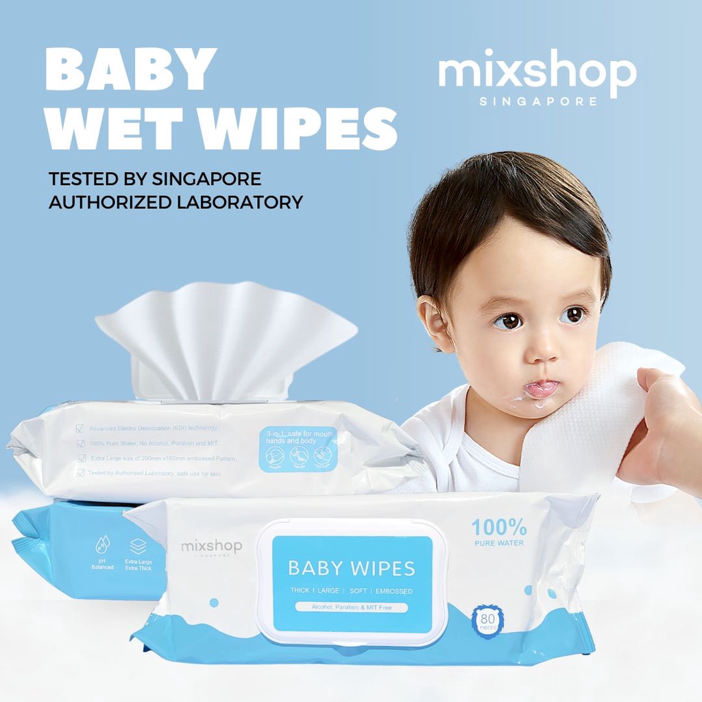 Premium Thick Baby Wet Wipes, Wet tissue [EDI UltraPure Water