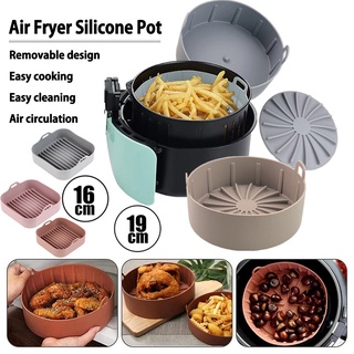 Baking Basket 9-Piece Set Including Pizza Pan Muffin Cup 20 cm Air Fryer Accessories Kit 