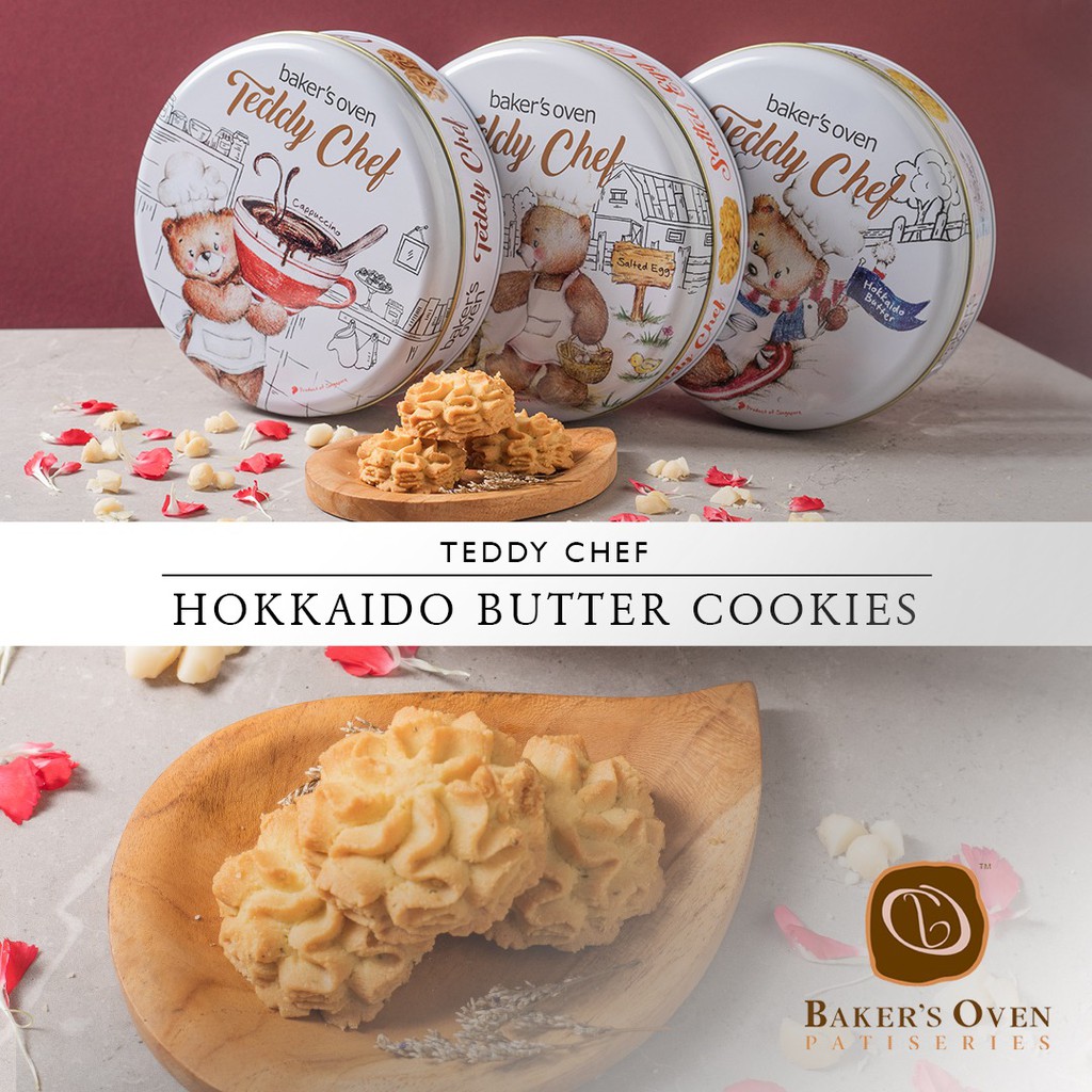 Bakers Oven Bundle Of 3 For Teddy Chef Cookie Cny Chinese New Year Shopee Singapore