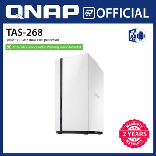 QNAP TAS-268 2-Bay Personal Cloud NAS with DLNA