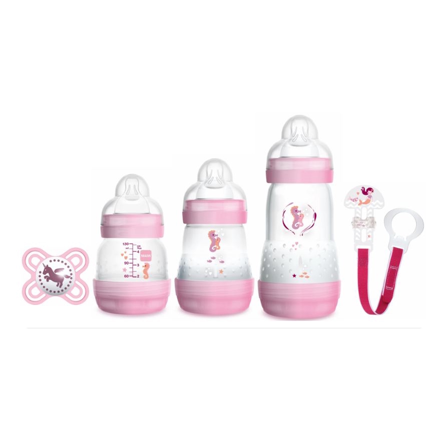 mam easy start bottle set pink