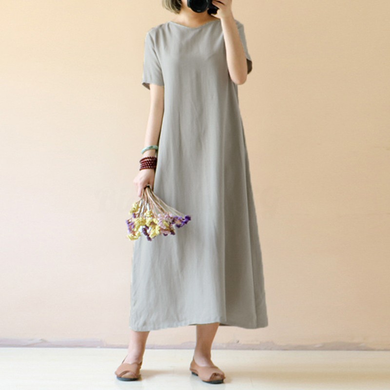 maxi shirt dress with sleeves