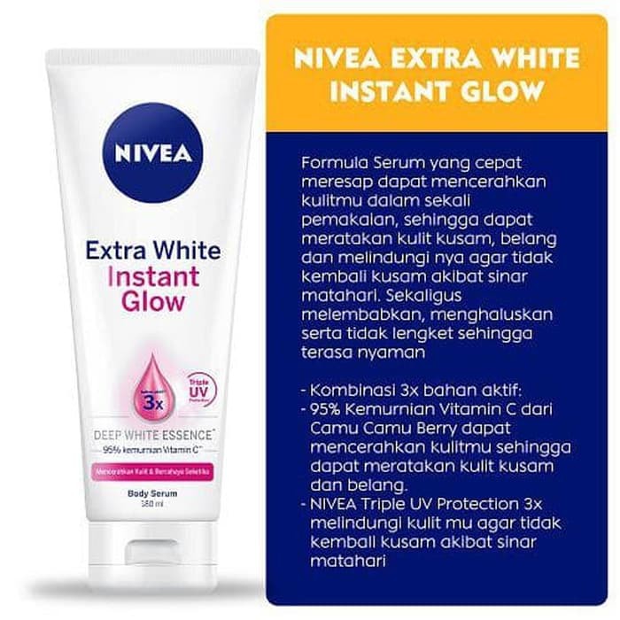 Nivea Instant Glow Package Serum And Body Lotion Singapore