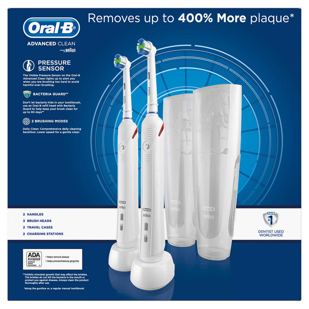 oral b advanced clean brush heads