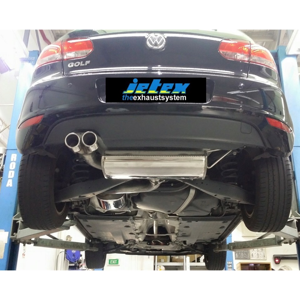 Golf Mk6 1 4tsi Jetex 3 Inch Lta Approval Twin Tip Catback System Shopee Singapore