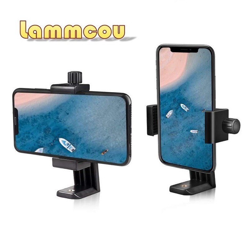 Selfie Stick Monopod Gimbal Stabilizer Head & Tripod Adapter Stand Holder for iPhone Samsung Huawei Android Phones Adapter Lammcou Cell Phone Tripod Mount with Cold Shoe Adapter Wireless Remote 
