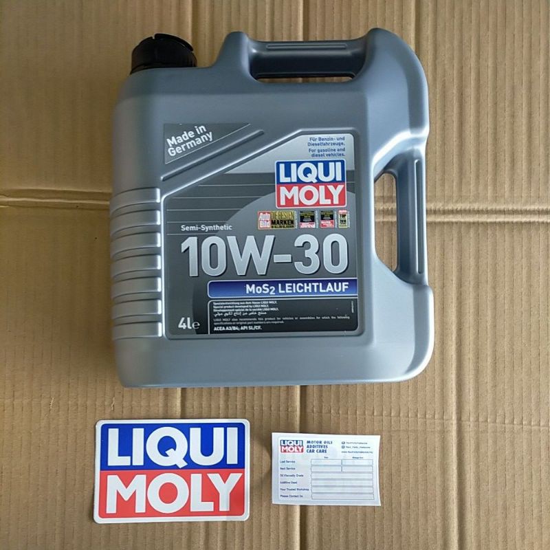 Liqui Moly 10w30 Mos2 4litre Engine Oil Original Offer Discount Shopee Singapore