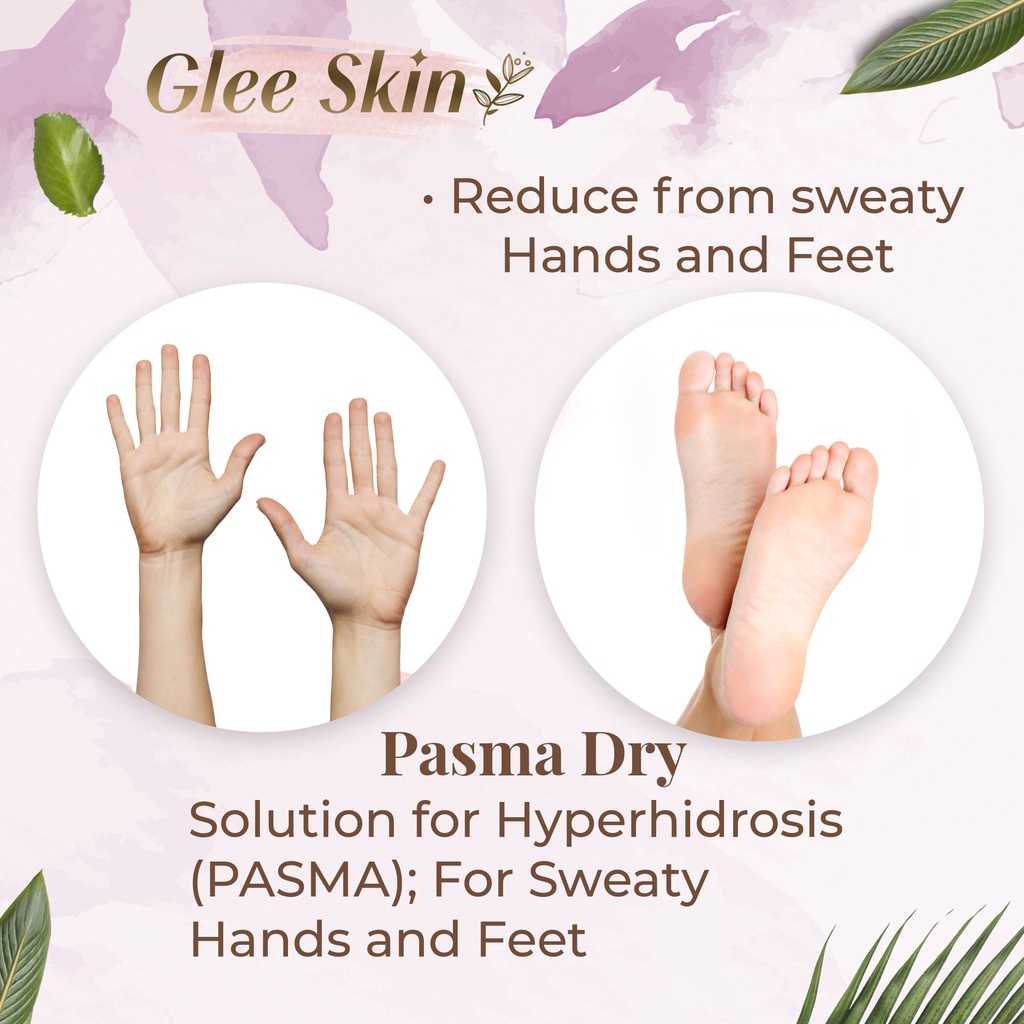 Pasma Dry Solution for Hyperhidrosis (PASMA); For Sweaty Hands and Feet