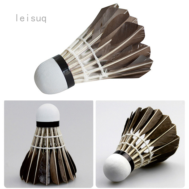 Pro Training Black Goose Feather Shuttlecocks Badminton Ball Game Durable Shopee Singapore