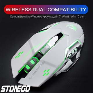 Laptop 2.4G Ergonomic Portable USB Wireless Mouse for PC Notebook with Nano Receiver Computer Cute Head Unicorn