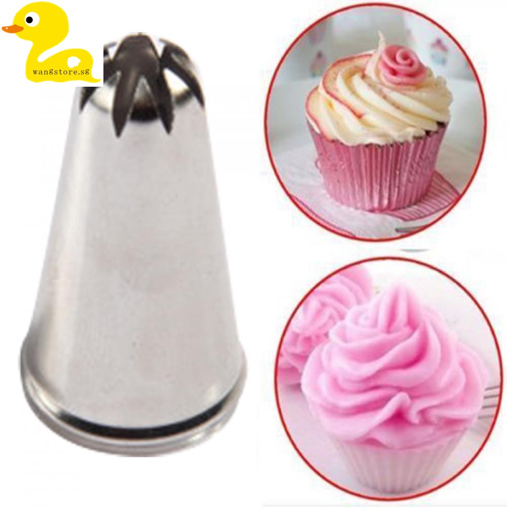 Decorating Mold Flower Cup Piping Tips Rose Nozzle Cake Decorating