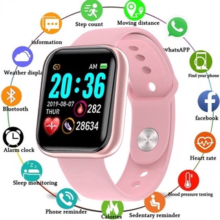 Y68/D20 Bluetooth USB Smart Watch with Heart Rate Monitor smartwatch
