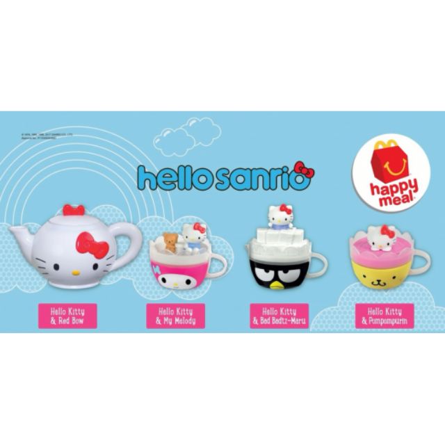 mcdonalds hello kitty tea set