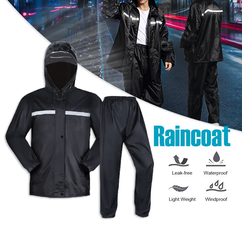 Shop Malaysia High Quality Raincoat Women Men Waterproof Jacket Baju Hujan Rain Coat Set Baju Hujan Motor Jacket Pa Shopee Singapore
