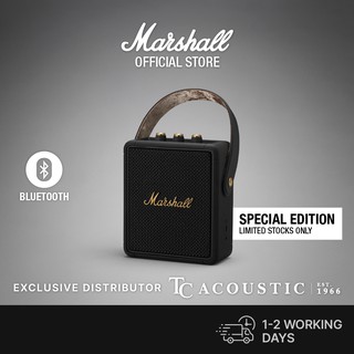 Marshall Stockwell II Bluetooth Portable Speaker [Shopee Exclusive Black & Brass Colorway]