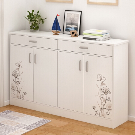 Shoe Cabinet Modern Minimalist Console Cabinet Foyer Storage