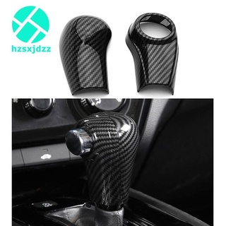 for Honda HRV Vezel 2014-2020 ABS Carbon Fiber Gear Shift Knob Cover