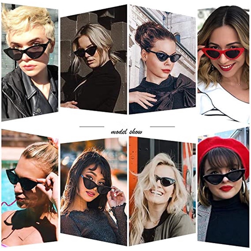 Image of Roselife Korean Over Size Square Frame Sunglasses for Women Girls UV Protection Lens Eyewear #5