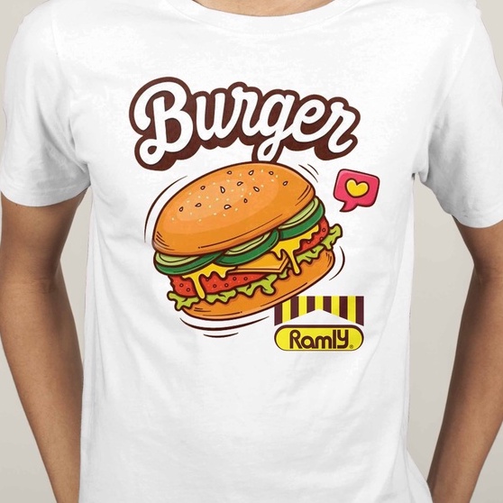 Ramly Burger Ayam Burger Daging Benjo Mcdonald T Shirt Men Cotton Short Sleeve T Shirt Shirt O Neck Men Fashion Cotton Shopee Singapore