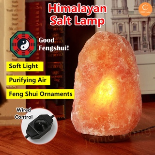 Pure Himalayan Rock Salt Lamp Natural Shaped Air Purifier Ionizer Feng Shui 风水