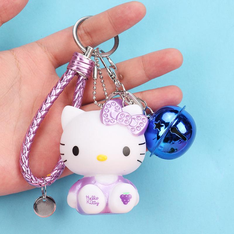 Cute Cartoon Hello Kitty Keychains DIY Couple Key Chain Bag Pendant Fashion  Accessories | Shopee Singapore