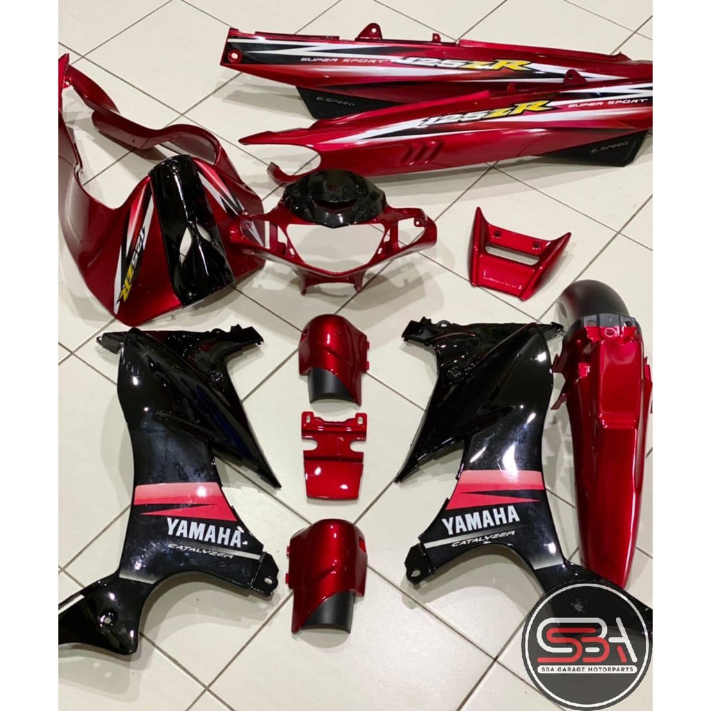 Shop Malaysia Coverset Original Hly Yamaha 125z Zr Skala Design Stripe Sticker Siap Tampal Percuma Emblem Timbul Hong Leong Yamaha Shopee Singapore