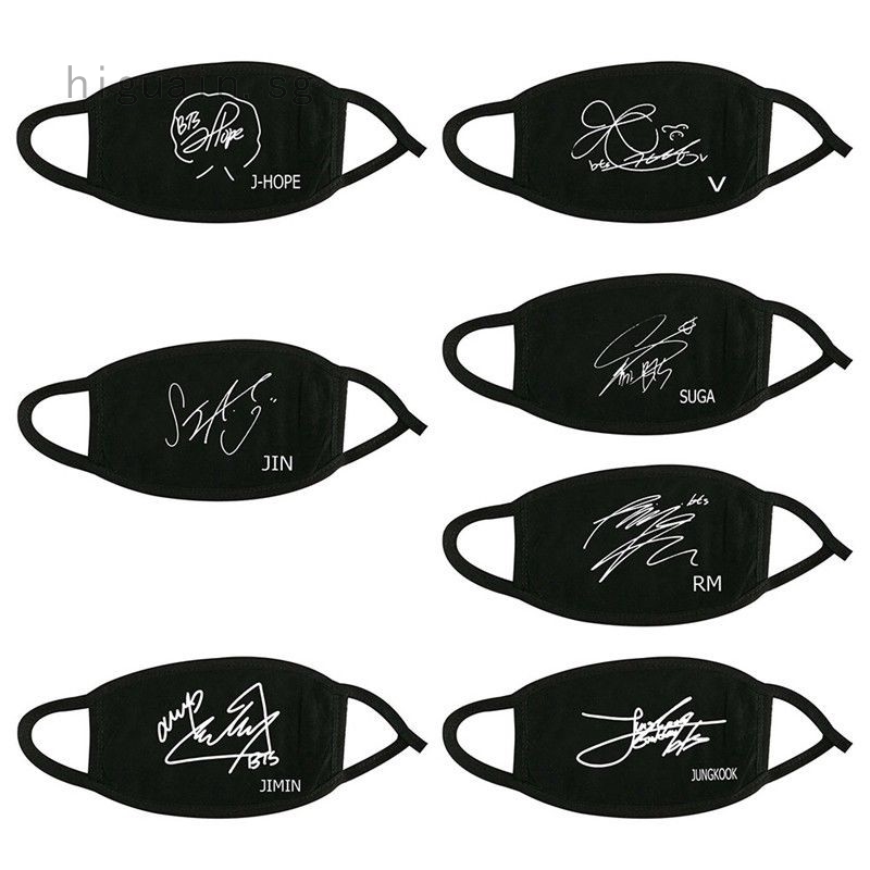 Kpop Bts Mouth Mask Bangtan Boys Suga Jin Face Mask Respirator