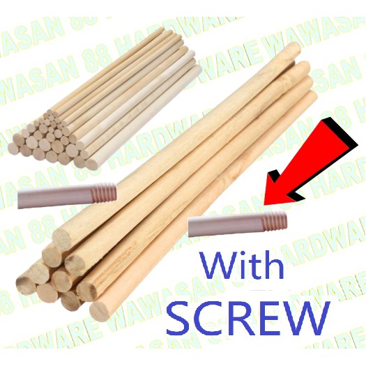 4 Kaki 48 inci Kayu Batang Penyapu Kayu Mop Kayu Bulat 4 Kaki 48 inci Kayu Batang Penyapu Kayu Mop Kayu Bulat