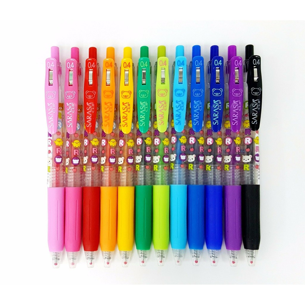 Rilakkuma Sarasa Clip 0 4mm Colored Pen Shopee Singapore