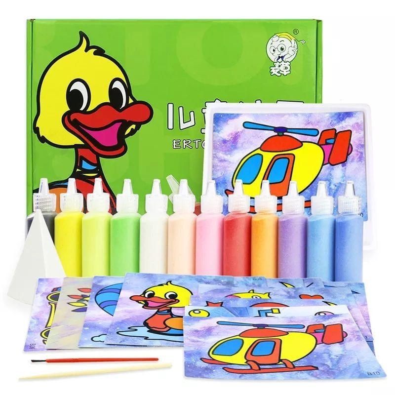 [Ready Stock] Kids / Children Sand Painting Kit