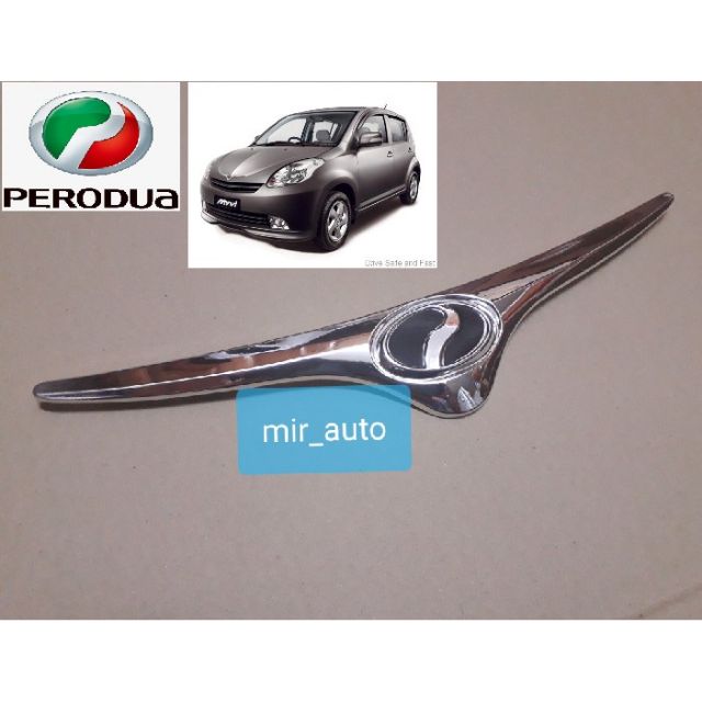 Original Perodua Front Bonnet Bonet hood Emblem Myvi 2005 