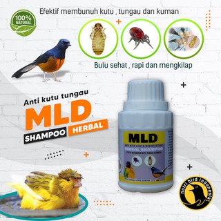Mld Herbal Bird Shampoo Anti Lice, Mites And Anti Germs