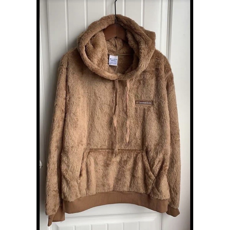 brown champion sweater